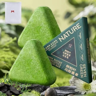 Nature Seven Green Triangle Soap (100 g)